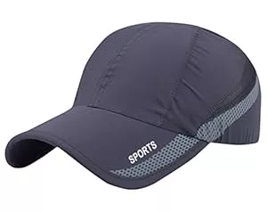 AIEOE  AIEOE Atmungsaktive Kappe Snapback Cap Schnelltrocknend Cap Dünn und Weich Sport Caps Outdoor Sonnen-Kappe für Wandern, Bergsteigen, Joggen, Radfahren usw