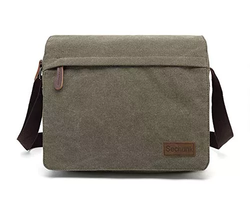 Sechunk Taschen & Rucksäcke Sechunk Kleine Umhängetasche aus Segeltuch im Vintage-Stil