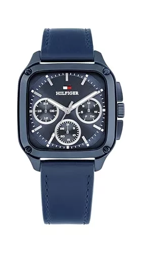 Tommy Hilfiger Uhren Tommy Hilfiger Multi Zifferblatt Quarz Uhr für Herren - Erhältlich aus Edelstahl oder Lederarmband