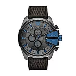 Diesel Uhren Diesel DZ4500 MEGA Chief Chronograph Uhr Herrenuhr 10 bar Analog Datum grau