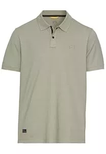 camel active  camel active Herren Kurzarm Poloshirt aus einem Baumwollmix