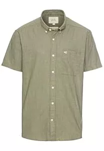 camel active  camel active Herren Kurzarmhemd mit Strukturmuster