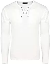 Carisma Pullover & Strickmode Carisma Herren Feinstrick-Pullover für Winter und Übergang ? Herren Longsleeve mit gerippten Ärmeln ? Herren Langarmshirt Rundhals-Pullover für Herren 7777