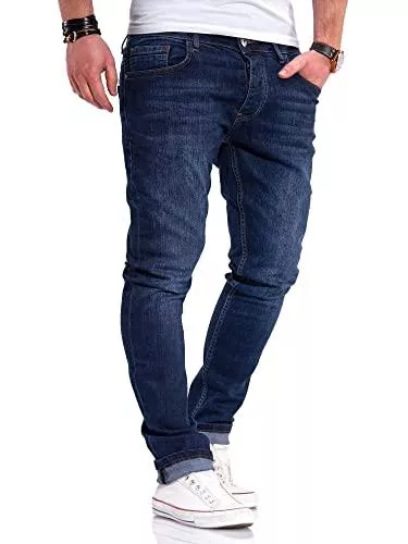 Rello &amp; Reese Jeans Rello &amp; Reese Herren Jeans Hose Denim Slim Fit JN-105