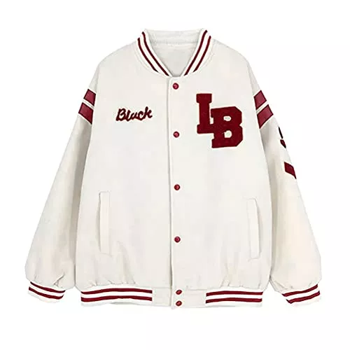 Shownicer Jacken Shownicer Jacken Herren Jacken College Cargo Winterparka Jacke Baseball Sportjacke Sweatjacke Unisex Patchwork Hoodies Mode Streetwear