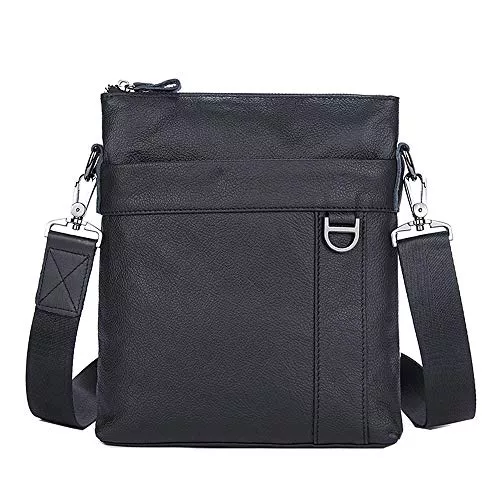 MANNUOSI Taschen & Rucksäcke MANNUOSI Herren Schultertaschen Geschäft Erste Schicht Rindsleder Beiläufig Crossbody Tasche