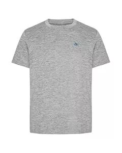 DANISH ENDURANCE  Herren Classic T-Shirt aus recyceltem Polyester (Grau Melange, Medium)