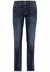 camel active Jeans camel active Herren Regular Fit 5-Pocket Jeans aus Baumwolle Blau, menswear-32/34