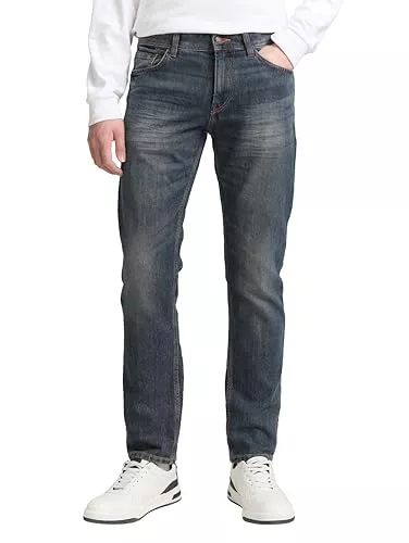 TOM TAILOR Jeans TOM TAILOR Herren Marvin Straight Jeans, 10281 - Mid Stone Wash Denim, 34W / 34L