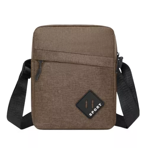 Aucuu Taschen & Rucksäcke Aucuu Umhängetasche Schultertasche Messenger Bag, Umhängetasche Klein Herren, Oxford Herren Tasche, Herrentasche Zum Umhängen, Handy Schultertasche, Crossbody Handytasche für Arbeit Reise Alltagsleben