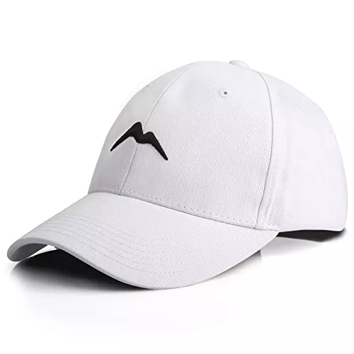 Momoshe Hüte & Mützen Momoshe Cap Herren Sommer Damen 100% Baumwoll Kappe Verstellbar Atmungsaktiv Einheitsgröße Baseball Bergspitzen Stickerei Sport