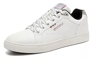 ARRIGO BELLO Sneaker & Sportschuhe ARRIGO BELLO Sneaker Herren Schuhe Business Freizeitschuhe Leichte Trainers für Walking, Laufen, Sport Größe 41-46 (N1 Weiße,41)