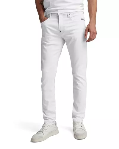 G-STAR Jeans G-Star RAW Herren Revend FWD Skinny Jeans, Weiß (Paper White gd D20071-C258-G547), 30W / 32L