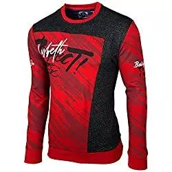 Baxboy Poloshirts Baxboy Herren Pullover Hoodie Sweatjacke Longsleeve Sweatshirt Jacke Langarm Kapuzenpullover Hoody Sweater 2628