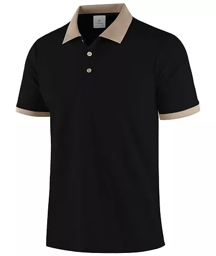 geeksport Poloshirts geeksport Poloshirt Herren Kurzarm Golf Polo Shirts Atmungsaktive Funktionsshirt Sommer Polohemd Für Tennis,Freizeit