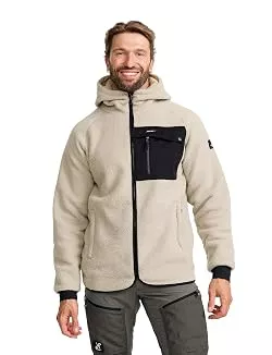 RevolutionRace Jacken RevolutionRace Sherpa Hoodie für Herren, Outdoor Fleecejacken perfekt für Wanderungen und Outdoor-Abenteuer