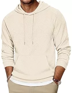 TARAINYA Kapuzenpullover Texture Kapuzenpullover Herren Hoodie Baumwolle Pullover