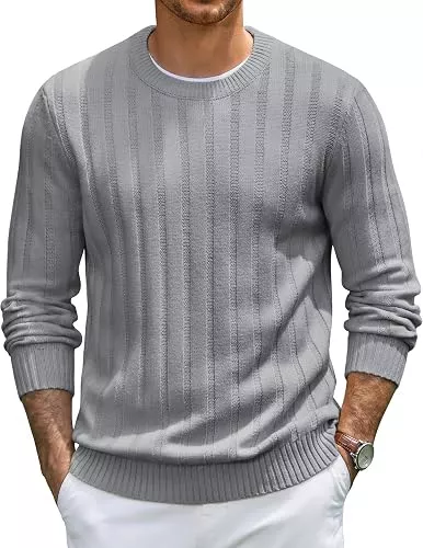 COOFANDY Pullover & Strickmode COOFANDY Pullover Herren Elegant Sweater Business Strickpullover