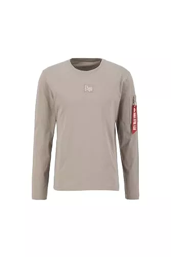 ALPHA INDUSTRIES Pullover & Strickmode Alpha Industries Herren Alpha Industries Label Ls Hc Longsleeve für Herren T-Shirt