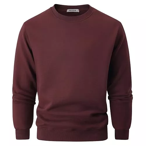 VEIISAR Pullover & Strickmode VEIISAR Herren Fleece Sweatshirt Pullover Locker Mitteldick