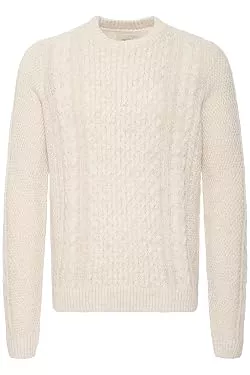 BLEND Pullover & Strickmode Blend BHPullover Herren Pullover Grobstrick Rundhals-Ausschnitt