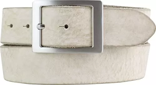 BELTINGER Gürtel BELTINGER Herren-Gürtel aus weichem Vollrindleder mit Doppel-Schnalle Vintage-Look 4 cm | Jeans-Gürtel für Herren 40mm | Ledergürtel Used-Look