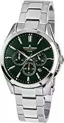 JACQUES LEMANS Uhren JACQUES LEMANS Herrenuhr Derby Metallband massiv Edelstahl Chronograph 1-1945F
