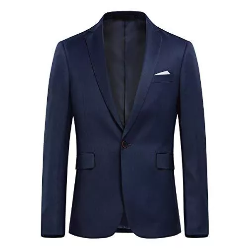 Allthemen Blazer Allthemen Sakko Herren Slim Fit EIN Knopf Anzugjacke Herren Blazer für Business Hochzeit Freizeit
