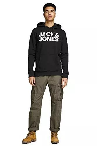 JACK &amp; JONES Kapuzenpullover JACK &amp; JONES Herren Jjecorp Logo Sweat Hood Noos Kapuzenpullover