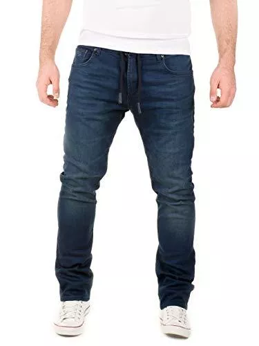 WOTEGA Jeans WOTEGA Herren Jeans Noah - Sweathose in Jeansoptik - Männer Jogging Jeans Slim