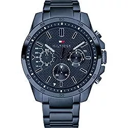 Tommy Hilfiger Uhren Tommy Hilfiger Herren Multi Zifferblatt Quarz Uhr mit Edelstahl Armband 1791560