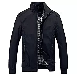 YOUTHUP Jacken YOUTHUP Herren leichte Jacke Langarm Bomberjacke Casual Sportjacke Übergangsjacke für Business Freizeit