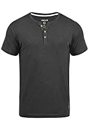 !Solid T-Shirts !Solid Volker Herren T-Shirt Kurzarm Shirt mit Grandad-Ausschnitt