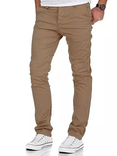 Amaci&amp;Sons Hosen Amaci&amp;Sons Herren Slim Fit Stretch Chino Hose Jeans 7010-09