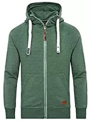 Yazubi Kapuzenpullover Yazubi Herren Sweatjacke Hoodie mit Reißverschluss Jacob