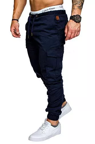 Amaci&amp;Sons Hosen Amaci&amp;Sons Jogger Cargo Herren Chino Jeans Hose 7001