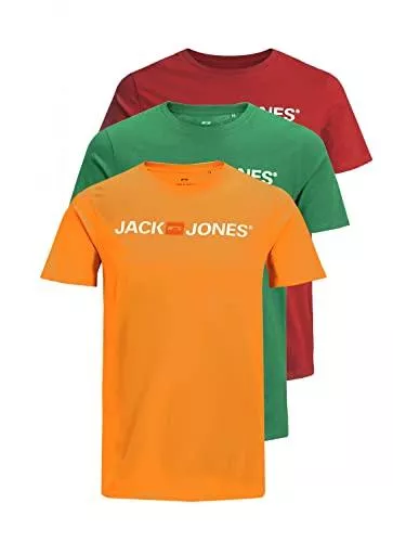 JACK &amp; JONES T-Shirts JACK &amp; JONES Male T-Shirt 3er-Pack