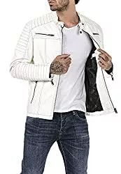Redbridge Jacken Redbridge Bikerjacke für Herren Kunstleder-Jacke Übergangsjacke Reißverschluss