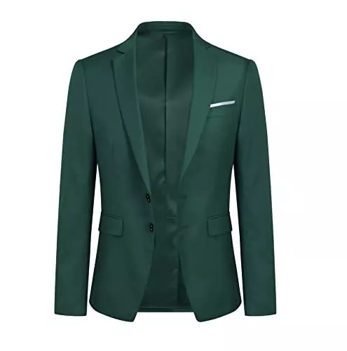 YOUTHUP Blazer YOUTHUP Herren Sakko Slim Fit Einfarbig Modern Anzugjacke für Hochzeit Party Abschluss Business