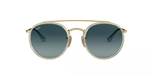 Ray-Ban Sonnenbrillen & Zubehör Ray-Ban Unisex-Erwachsene RB3647N-91233M Sonnenbrille, Gold (Dorado), 0