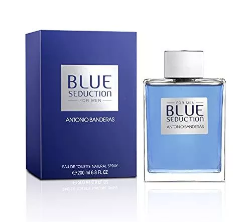 Antonio Banderas Accessoires Antonio Banderas Perfumes – Blue Seduction – Eau de Toilette Spray für Herren – 200 ml / 6,7 Fl. Oz