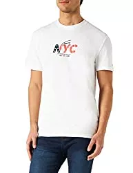 Tommy Jeans T-Shirts Tommy Jeans Herren TJM NYC Small Logo Tee Sport T Shirt