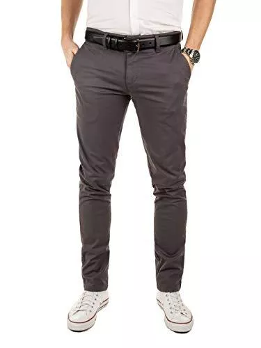 Yazubi Hosen Yazubi Herren Chino Hose, Modell Dustin, Chinohose mit Gürtel