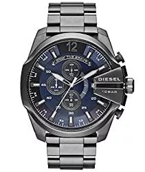 Diesel Uhren Diesel Herren Mega Chief Chronograph, 51 mm Gehäusegröße Edelstahluhr