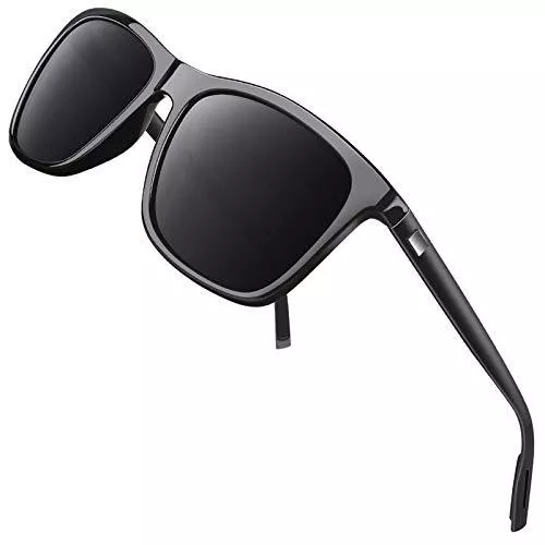 GQUEEN Sonnenbrillen & Zubehör GQUEEN Polarisierte Sonnenbrille Herren Damen Rechteck Leichtgewicht