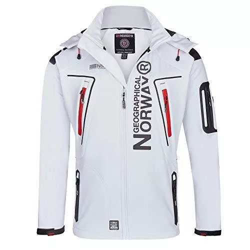 Geographical Norway Jacken Geographical Norway Herren Softshell Funktions Outdoor Jacke wasserabweisend im Bundle mit urbandreamz Beanie