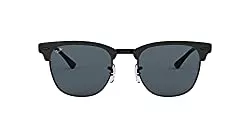 Ray-Ban Sonnenbrillen & Zubehör Ray-Ban Metall Clubmaster Sonnenbrillen in mattem Schwarz Blau RB3716 186/R5 51