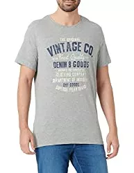Blend T-Shirts Blend Vadim Herren T-Shirt Kurzarm Shirt mit Print und Rundhalsausschnitt