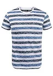 !Solid T-Shirts !Solid TET Herren T-Shirt Kurzarm Shirt mit Streifen und Rundhalsausschnitt