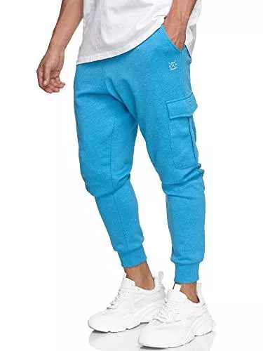 Indicode Hosen Indicode Herren Bendner Cargo Jogginghose aus 60% Baumwolle | Regular Fit Hose Trainingshose Laufhose Sporthose Cargohose Jogger Sweatpants Herrenhose Freizeithose für Männer